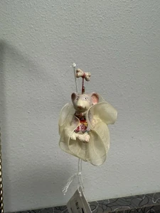 Dept 56 Patience Brewster Halloween “Bony Mouse” Spooky Mini Ornament w/Tag - Picture 1 of 7