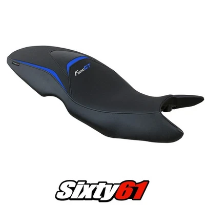 Cubierta de asiento BMW F800GT 2012 2013 2014 2015 2016 Tappezzeria Comfort azul negro Foto 1 de 4