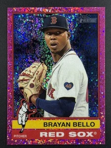 BRYAN BELLO 2025 Topps Heritage #384 Pink Speckle Boston Red Sox - Picture 1 of 2