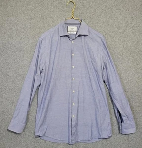 Charles Tyrwhitt Hemd Herren 16,5 35 Blau Chambray Extra Slim Fit Spreizkragen - Bild 1 von 12