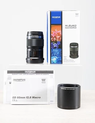 OLYMPUS M.ZUIKO DIGITAL ED 60mm F2.8 Macro -Near Mint, Boxed, Tested! - Image 1 of 4