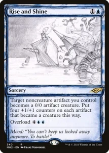 Rise and Shine (Sketch Showcase) (Near Mint NM) MTG Magic - Modern Horizons 2 - Picture 1 of 1