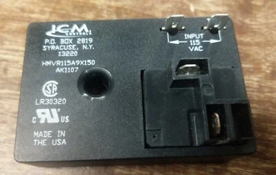 USED ~ ICM Controls HMVR115A9X150 Relay ~ Input 115 VAC - Image 1 of 2