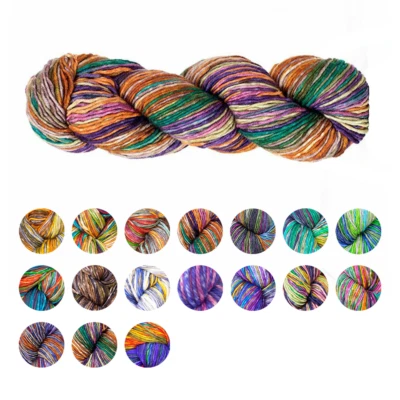 URTH YARNS Urth Filati Maglia Lana Uneek Peggiorato Aran Tinto a Mano Merino Uncinetto 10 Strati