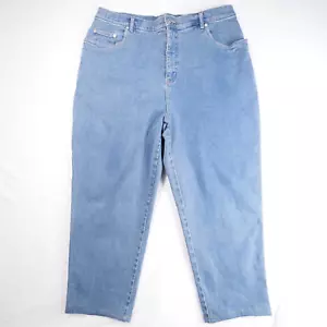 Denim & Co Damen Barrel Leg High Rise Stretch Wide Leg Jeans Größe 20W - Bild 1 von 19