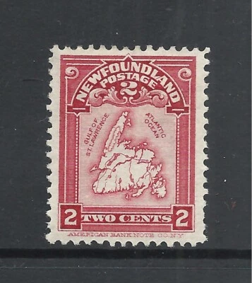 NEWFOUNDLAND SCOTT 86 MH VF - 1908 2c ROSE CARMINE EMISIÓN GATO $55.00 Foto 1 de 2