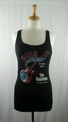 Camiseta sin mangas Next Level Apparel talla L "ROCK THIS WAY 2013 SUMMER TOUR" Foto 1 de 3