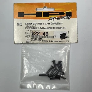 HPI Racing 104155 Aluminum Step Screw 3.2x14mm BROWN (10) BLITZ / FIRESTORM - Picture 1 of 1