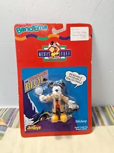 Vintage 90s Bend Ems The Phantom Blot Mickey Toy Mickeys Stuff Bendable Figure - Picture 1 of 5