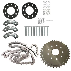High performance 36T 9 Holes Sprocket, #415 Chain & Installation Set-Gas Bike - Picture 1 of 12