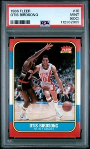 1986 FLEER #10 OTIS BIRDSONG PSA 9 (OC) - Picture 1 of 2