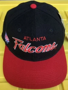 NWT Vintage 90s Atlanta Falcons Sports Specialties Script Hat Cap PRO 100% Wool - Picture 1 of 12