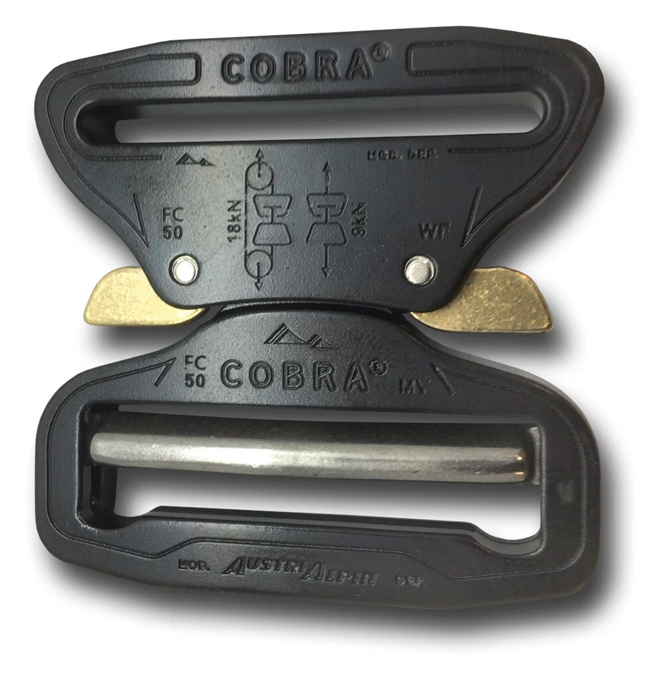 AUSTRIALPIN COBRA BUCKLE, MILITARY TACTICAL RIGGER BELT BIG CLIP [72805] - Image 1 of 1