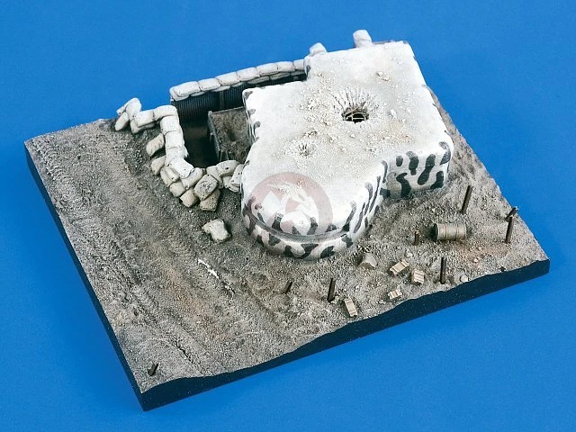 Verlinden 1/72 Siegfried Line Westwall Observation Bunker WWII Diorama Base 2085 - Image 1 of 1