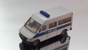 Mercedes Benz Van Bus Polizei - Silver - # 0804 0805 - Imagen 1 de 9