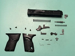 USED LORCIN L380 PARTS BLACK SLIDE FIRING PIN TRIGGER SAFETY GRIPS SPRINGS CAM - Picture 1 of 20