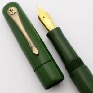 Peyton Street Pens Z2 Fountain Pen - Forest Green Ebonite, JoWo #6 Nibs (New) - Picture 1 of 6