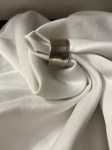 SILPADA Sterling Silver 925 ~ R0723 Wide Hammered Cuff Cigar Band Ring Size 9 - Picture 1 of 7