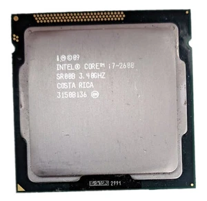 Intel Core i7-2600 3.40GHz Quad-Core 8MB LGA 1155/Socket H2 CPU SR00B - Picture 1 of 2