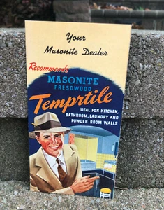 1941 Masonite Corporation Temprtile Presowood Brochure - Picture 1 of 4