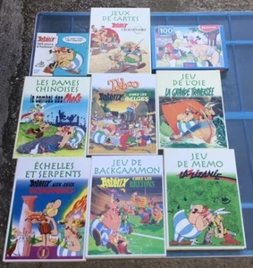 BLOCCO DI 9 GIOCHI ASTERIX ORIGINALI IN FRANCESE - MAI VISTI!!! - Imagen 1 de 3