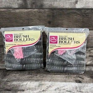 NEW SEALED Vintage 1977 Goody Ball Tip Brush Rollers 12 Large Pack Of 2 - Picture 1 of 4