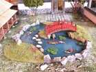 Samurai Pond   Tabletop Terrain Compatible With Test Of Honor Bushido