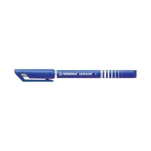 Stabilo Sensor Cushion Tip Fineliner Pen Blue (Pack of 10) 189/41 - Picture 1 of 5