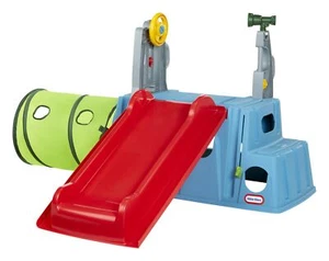 Little Tikes Easy Store Scivolo ed Esplora, Playset Arrampicatore da Interno Esterno per - Foto 1 di 7