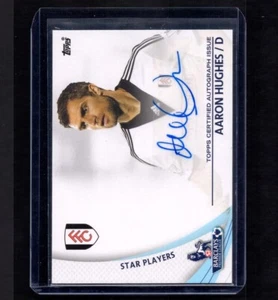 AARON HUGHES 2013 Topps Premier League Auto Soccer Card FULHAM #SP-AH PSA - Picture 1 of 2