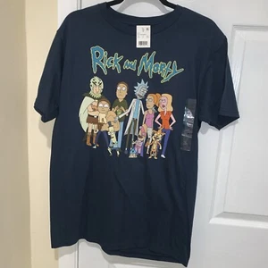 Rick & Morty Adult Swim Men’s Graphic Tee Short Sleeve Size Medium New With Tags - Picture 1 of 8