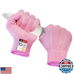 Evridwear Guanti Resistenti al Taglio Grado Alimentare Livello 5 Protezione Sicurezza Cucina ( - Foto 1 di 5