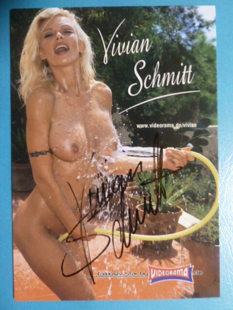 -ke- Vivian Schmitt (Model, Erotik) - Autogrammkarte I - Bild 1 von 1