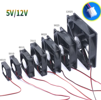 5V 12V Cooling Computer Case Fan Heatsink 4 5 6 7 8 9 12CM Marine PC Case CPU - Image 1 of 4