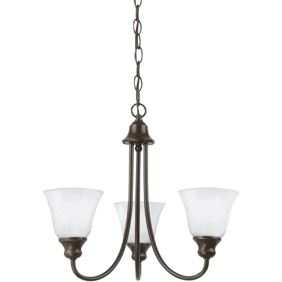 Sea Gull Windgate 3 Light GU24 20 inch Chandelier, Heirloom Bronze, 35939BLE-782 - Image 1 of 1