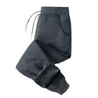 Men's Fleecelined Winter Pants Thick Knitted Sweatpants For Cold Weather