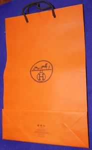 grand Sac Shopping Hermès 42 cm  x 28 cm  x 10 cm sac papier pour cadeau - Picture 1 of 2