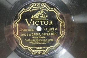 California Humming Birds - VICTOR 21309 - She's A Great, Great Girl - Picture 1 of 4