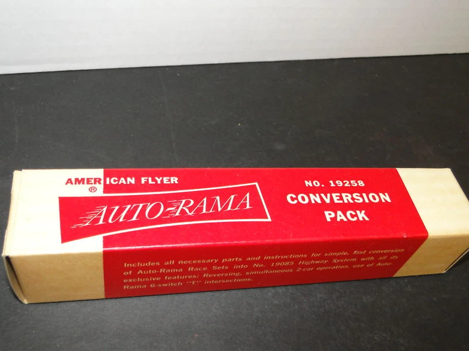 Original Gilbert Auto-Rama #19258 Paquete de conversión NUEVO EN CAJA ORIGINAL Foto 1 de 4