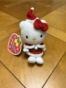 Peluche mascotte ornamento Babbo Natale Sanrio 2012 Hello Kitty - NUOVO CON ETICHETTE - Foto 1 di 3
