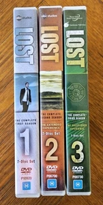 Lost – Seasons 1, 2 & 3 (DVD, Region 4, 21-Disc Lot) Complete Box Sets - Picture 1 of 4