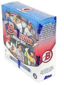 2025 Topps Bowman MLB Baseball Mega Box Factory Sealed Brand New 50 Total Cards! - Picture 1 of 4