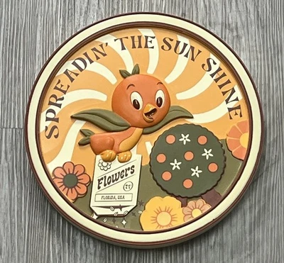 Оранжевая птица ступенька камень EPCOT Международный фестиваль цветов и садов 2023 - Изображение 1 из 4