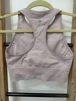 Sujetador deportivo Lululemon para mujer talla 6 cuello alto espalda corta gimnasio yoga entrenamiento Foto 1 de 4