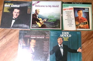 Lot EDDY ARNOLD-LP/8 Album Box Set/Welcome to My World/My World/I Want to Go - Picture 1 of 15