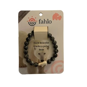 Fahlo Tier Tracking Armband Eisbär, neu, Farbe: Papillenstein - Bild 1 von 2