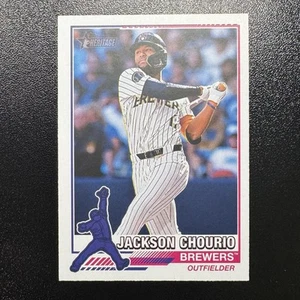 Topps Heritage Redefined SP #76R-6 2025 Jackson Chourio Brewers - Imagen 1 de 2