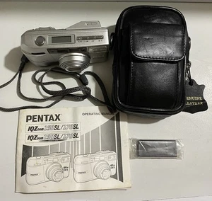 Pentax Iqzoom 150 SL/170 SL Camera With Case Remote And Strap Works! 35mm - Picture 1 of 4