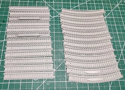 Trenes agudos estrella solitaria calibre N/000 24 secciones vía curva y recta Foto 1 de 4