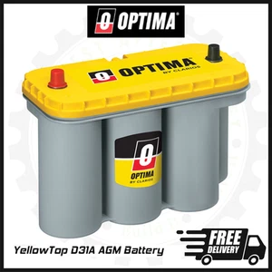 Optima Batteries YellowTop Group 31A Sealed Lead Acid Battery Dual Purpose - Picture 1 of 4